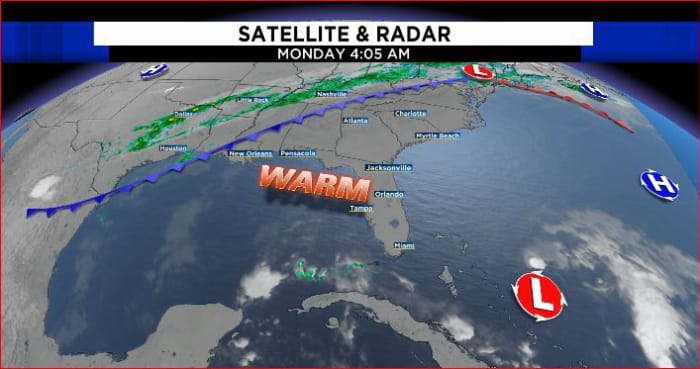 Warm, dry start to week will carry through Halloween before cool down