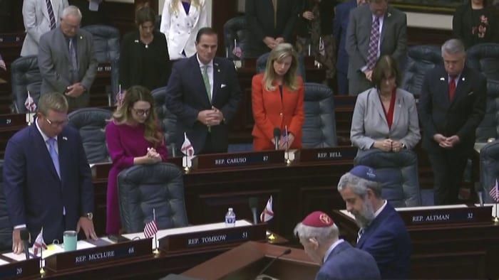 Holocaust survivor leads invocation to start special legislative session in Tallahassee