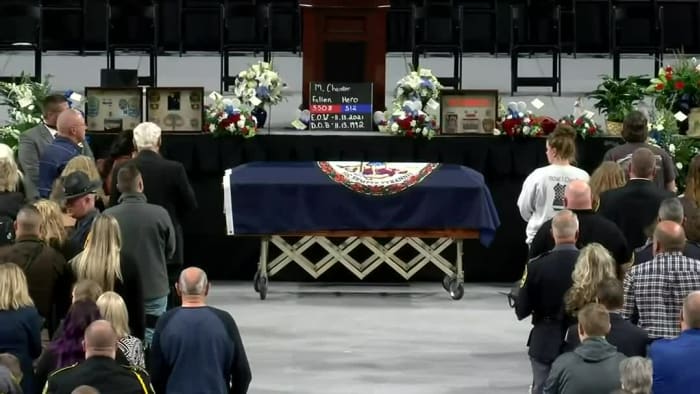 WATCH: Funeral for Big Stone Gap Police Officer Michael Chandler