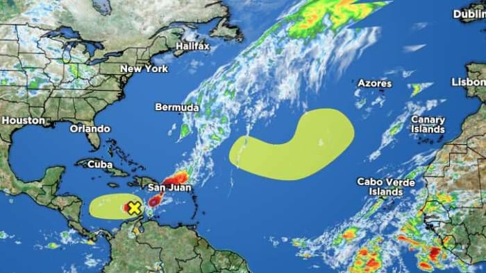 WATCH LIVE: Jonathan Kegges breaks down 2 new areas highlighted in Atlantic on Tropics Watch