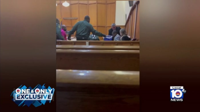 Family demanding answers after Miami-Dade defendant drinks cup of beach inside courtroom