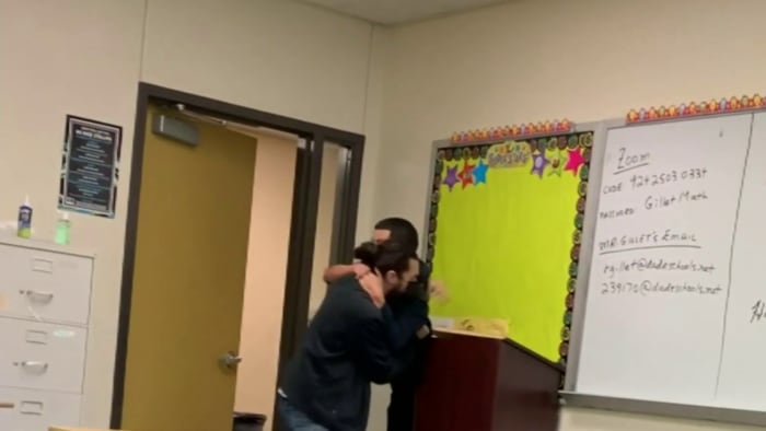 Brazzersbathroom Teachers Videos - Video shows Florida teacher slamming student in dispute over bathroom break