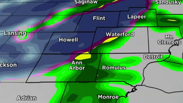Much needed rainfall heading for Metro Detroit on Sunday — Here’s what you can expect