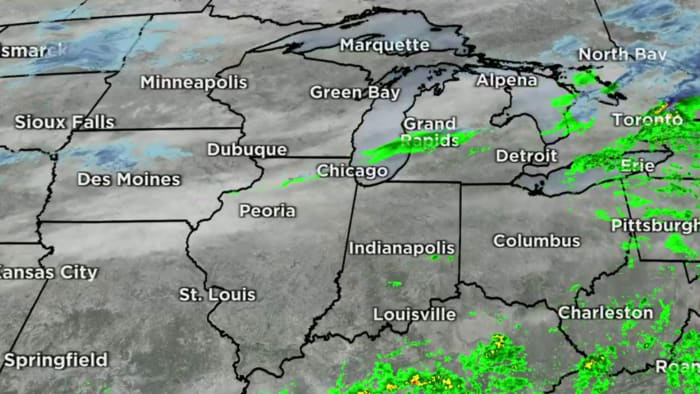 Showers will be on-and-off Tuesday, rest of the week in Metro Detroit