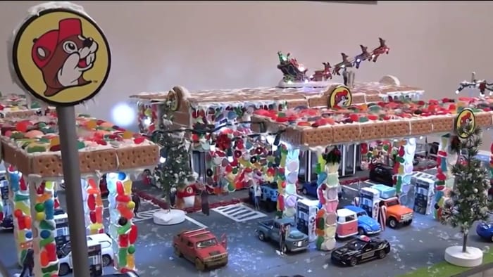 Forget the gingerbread house. Check out this Buc-ee&rsquo;s replica