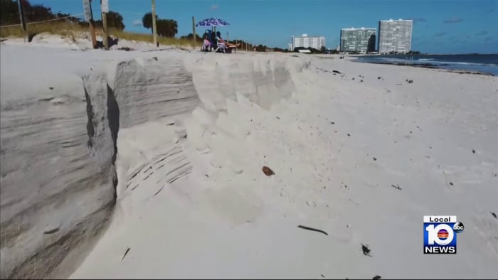 Erosion impacts several South Florida beaches after stormy week - Vimarsana News