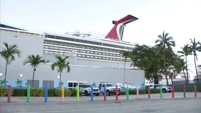 Carnival Freedom docks at Port Miami after coronavirus cases prevent stops at Bonaire, Aruba - WPLG Local 10