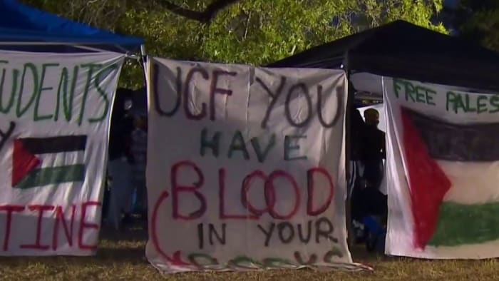 UCF restricts campus protests with updated camping rules thumbnail