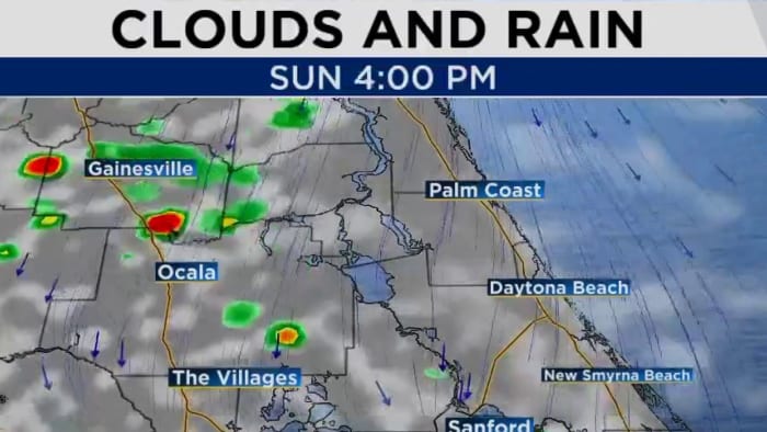 Low off the coast brings in drier changes for Central Florida thumbnail