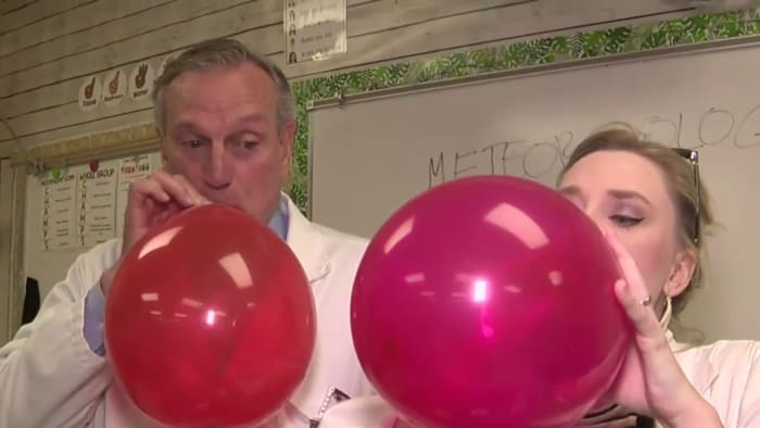 Sarah’s Science Experiment: Building Balloon Hovercrafts