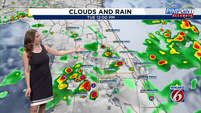 Storms are expected to arrive early, often in Central Florida. Here is the situation