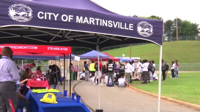 Martinsville High School hosts senior job fair ahead of graduation