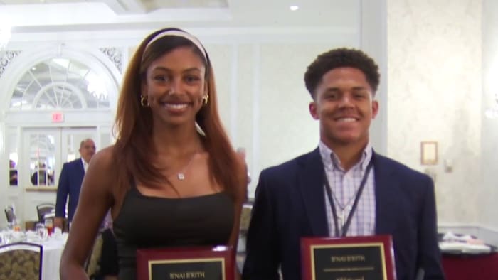 Simone’ Hamlar and Israel Hairston 2024 B’nai B’rith award recipients