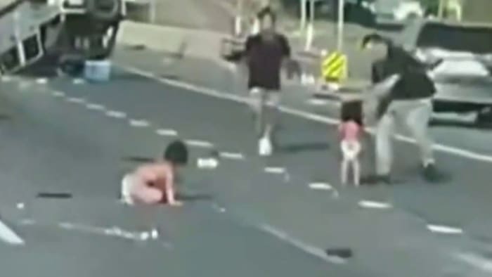 ‘It’s a miracle’: Two kids survive being ejected during violent rollover on Houston’s East Freeway