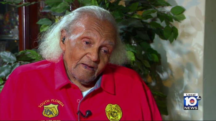 Celebrating 99th birthday of oldest living retired Miami-Dade police officer