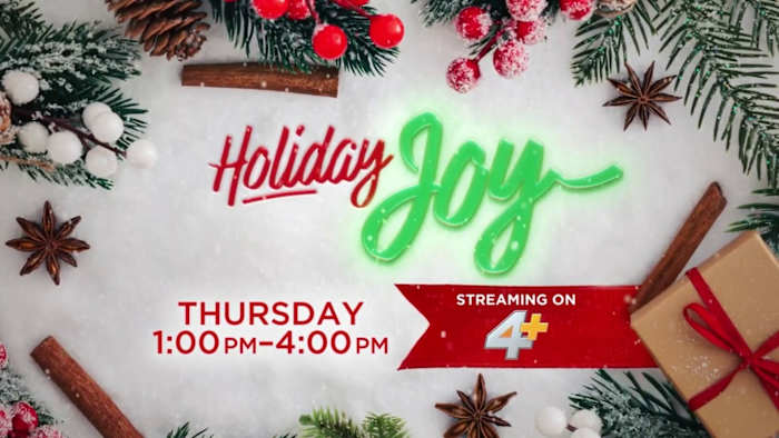 Watch News4JAX+ as we spread ‘Holiday Joy’ to support families in need on Thursday from 1-4 p.m.