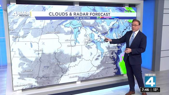 Metro Detroit Weather forecast Jan. 5, 2024 -- 7:45 a.m. Update