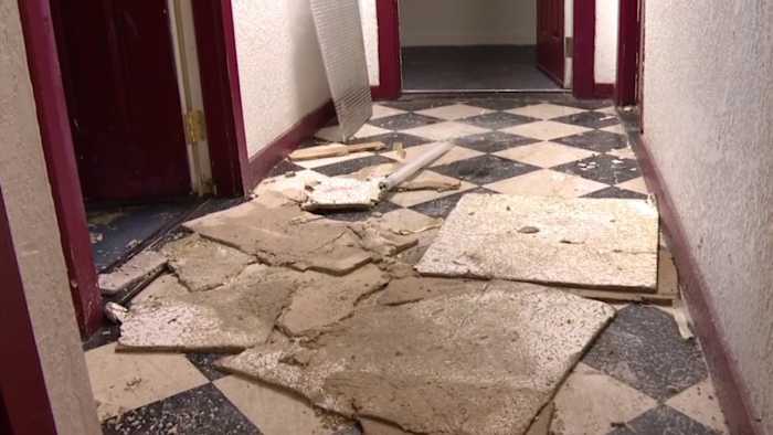 Tenants face eviction at Detroit building with no heat, water damage