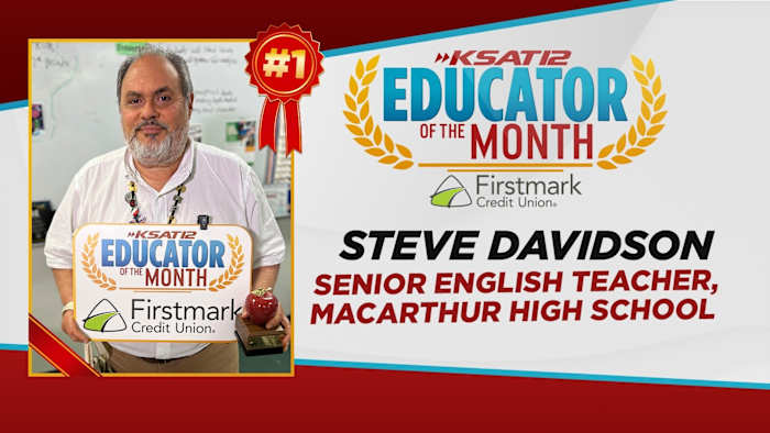MacArthur High School teacher named KSAT’s Educator of the Month