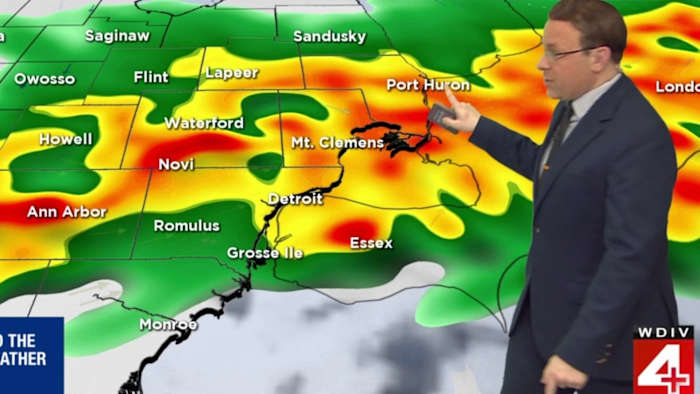 4Warn Weather Alert: Strong to severe thunderstorms possible in Metro Detroit on Tuesday