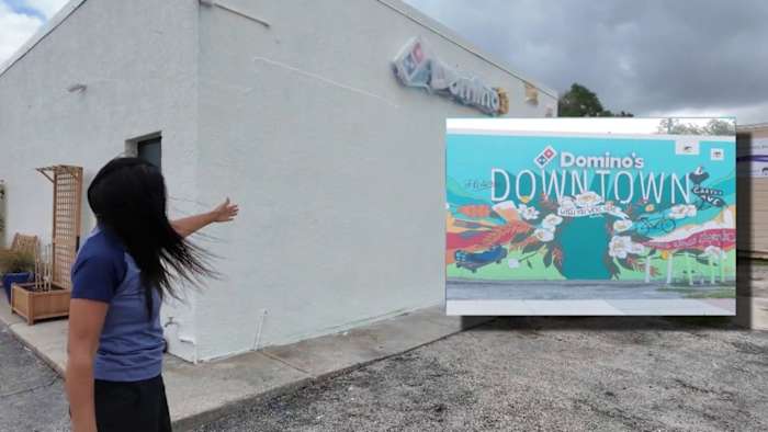 Controversial downtown Apopka mural painted over after similarity