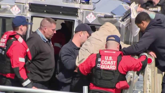 4 rescued after boat capsizes in Detroit River near Gordie Howe Bridge