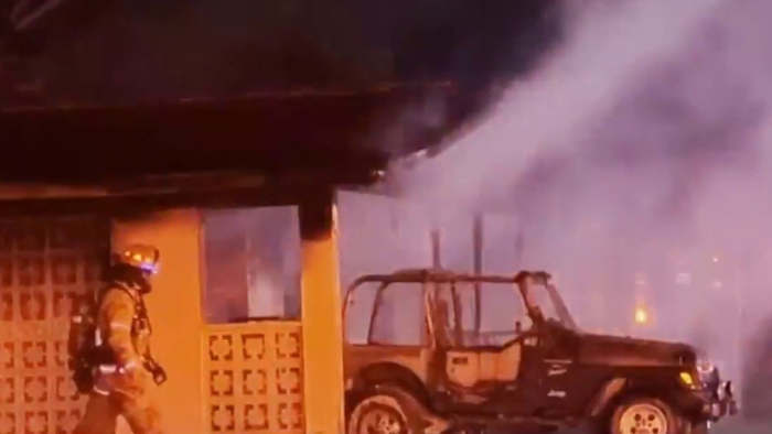 Man airlifted to hospital after Jeep fire spreads to home in South Daytona