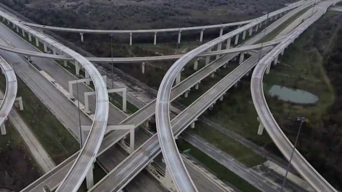 Houston dodges the worst of the ice, but slick spots are out there