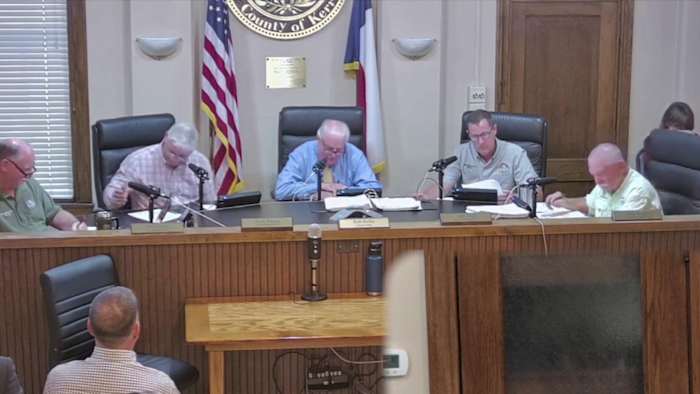 Kerr County Commissioners Court unanimously approves motion to