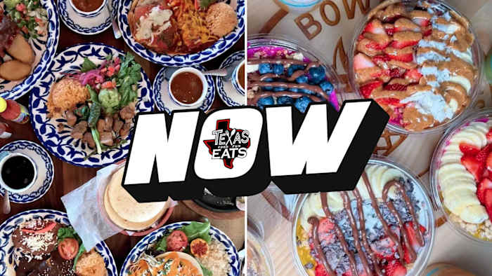 Texas Eats NOW: Giant pizzas, New York-style slices, festive favorites, tropical bowls, and flavor-packed wings