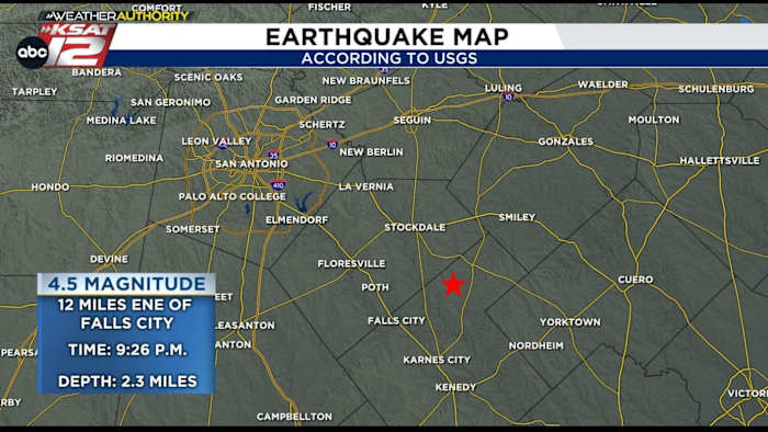 4.5 The earthquake earthquake shames Carne's province, USGs says