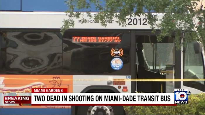 Police: 2 passengers dead after driver opens fire on Miami-Dade Transit bus Police: 2 passengers dead after driver opens fire on Miami-Dade Transit bus