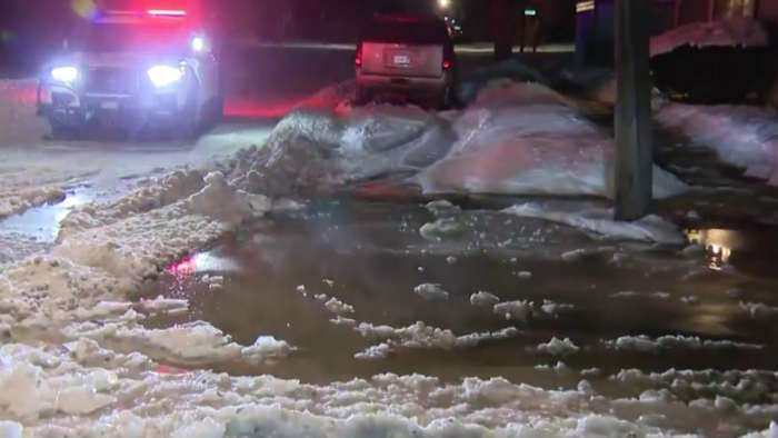 Water main break floods neighborhood on Detroit’s east side