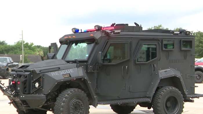 Rephrase single title from this title How are Houston first responders prepared for an ambush attack? . And it must return only title i dont want any extra information or introductory text with title e.g: ” Here is a single title:”