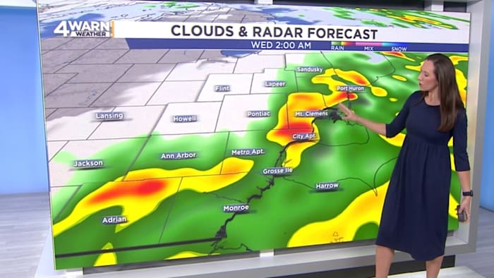 What to know about rain, storm chances this afternoon and overnight in Metro Detroit