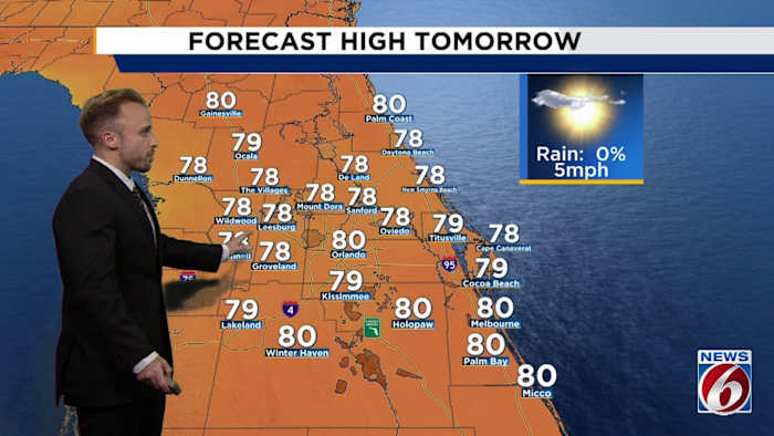 Waking up to dense fog and an extensive warm up for Central Florida