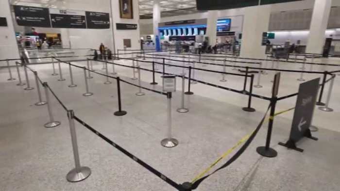 Weekend TSA lines shorten at Bush Airport amid government shutdown, unclear how long it will last