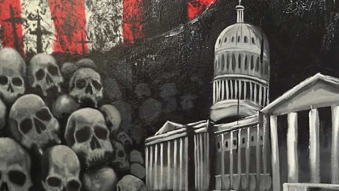 Army veteran’s ‘Hill to Die On’ artwork sheds light on health risks from burn pits