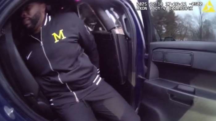 ‘She ruined my life’: Bodycam video shows arrest of ex-Michigan football head coach Sherrone Moore