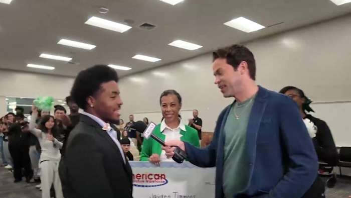 Mayde Creek High School senior Jayden Timmons is a sharp-dressed leader with a bright future