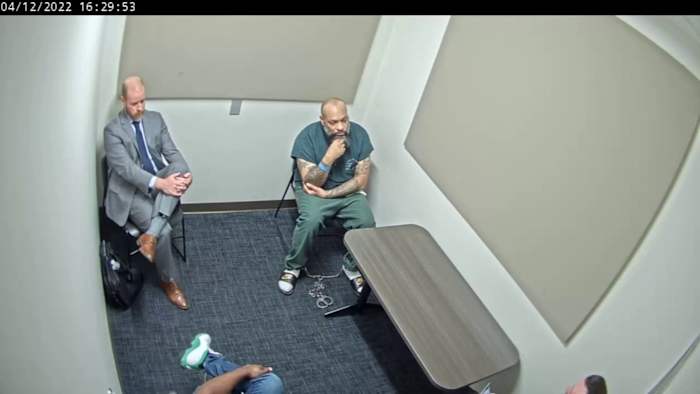 Interrogation room video: Abdul Robinson Sr., father of rapper Ksoo ...