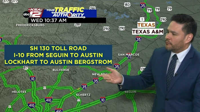 Texas vs Texas A&M traffic: Alternative routes from San Antonio to Austin for the big game