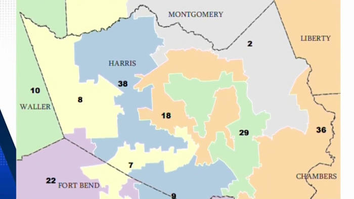 Texas redistricting draft released amid accusations of racial gerrymandering