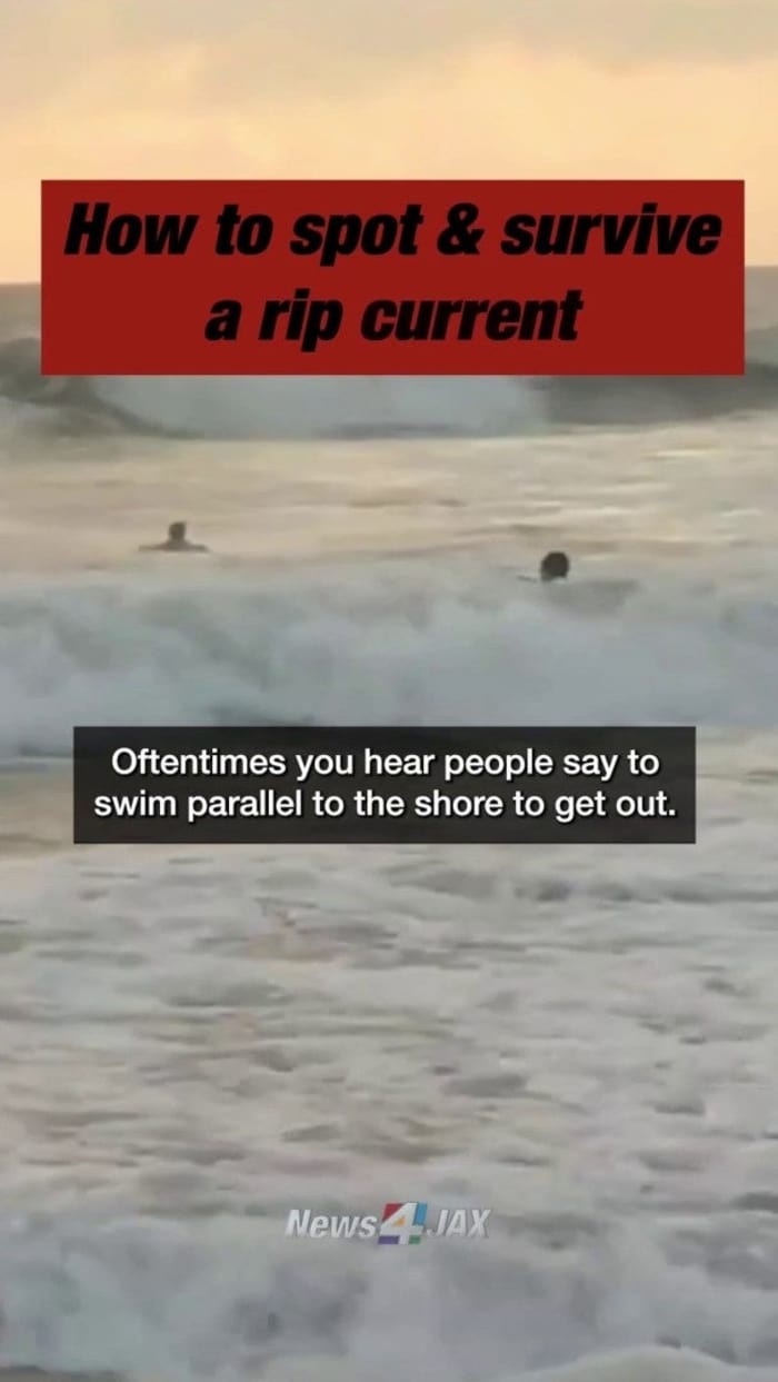 How to spot and survive a rip current