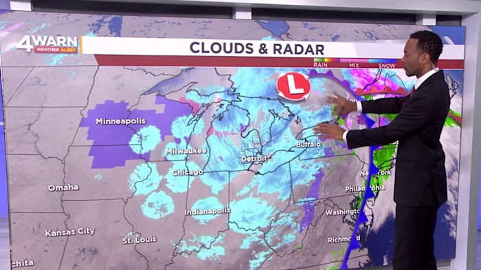 Metro Detroit weather forecast Dec. 29, 2025 -- 4 p.m. Update