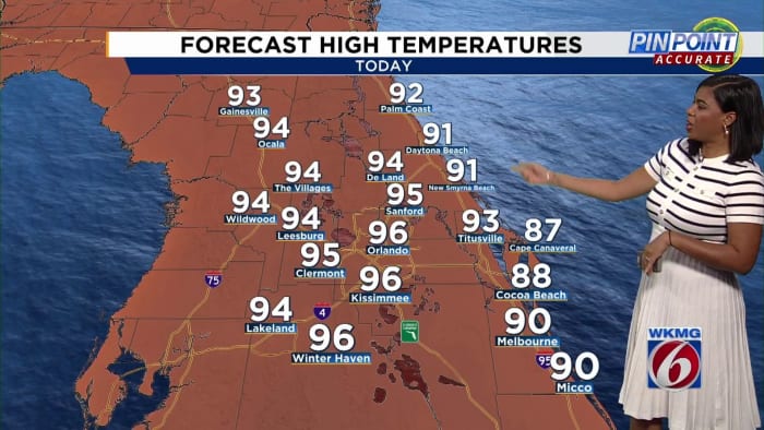 Central Florida’s heat wave continues with minimal rainfall