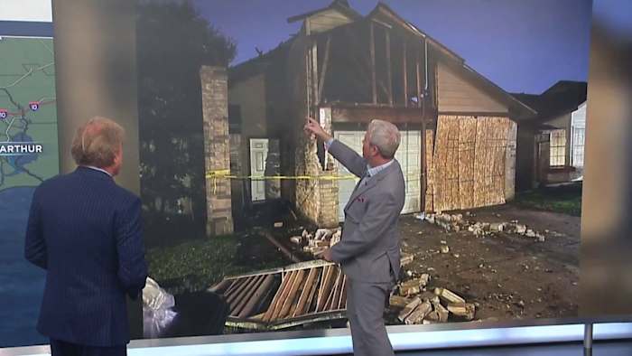 Southeast Texas: At least five tornadoes confirmed; National Weather Service assessing damage, strength.
