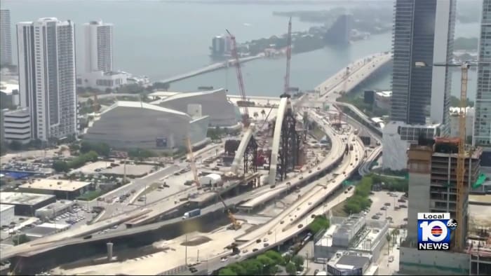 Road closures begin at intersection of I-95, I-395 and Dolphin Expressway