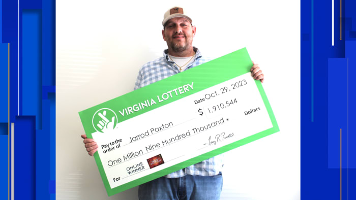 Bedford County man wins $1.9 million from Virginia Lottery while watching football at home