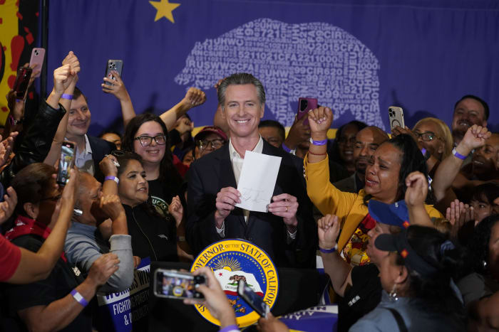 California governor pushes back against criticism of fast food minimum wage law - Vimarsana News